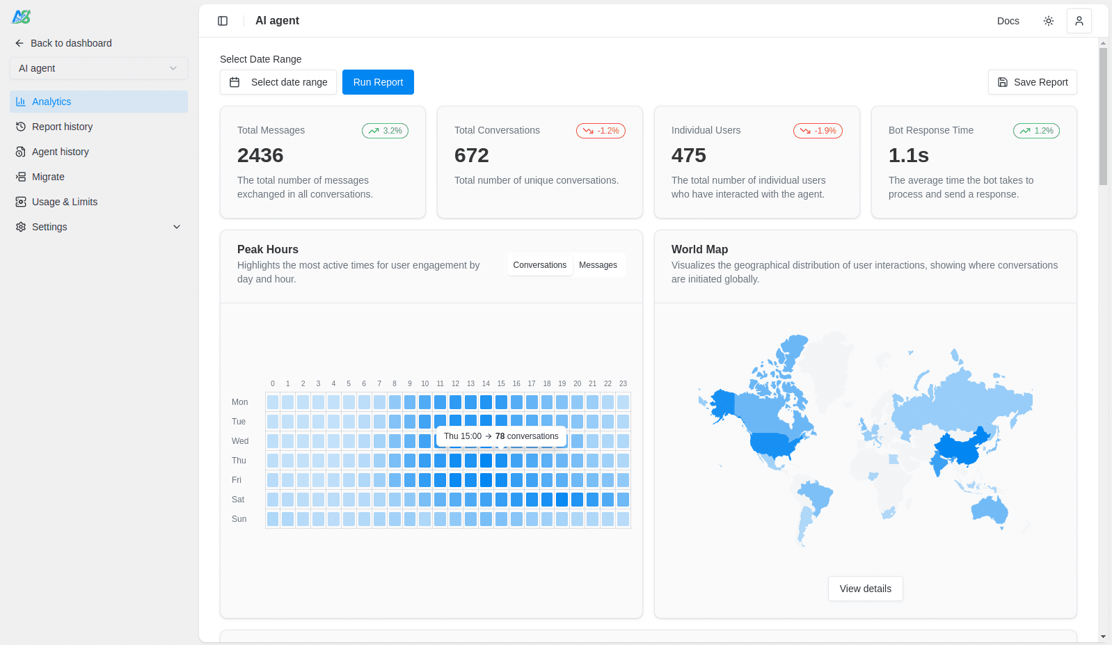 A preview of Agentsight app